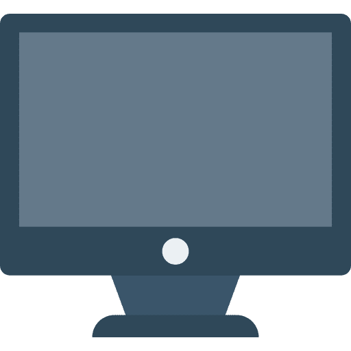 Lcd electronics technology monitor icon