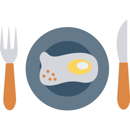 Egg breakfast lunch food icon
