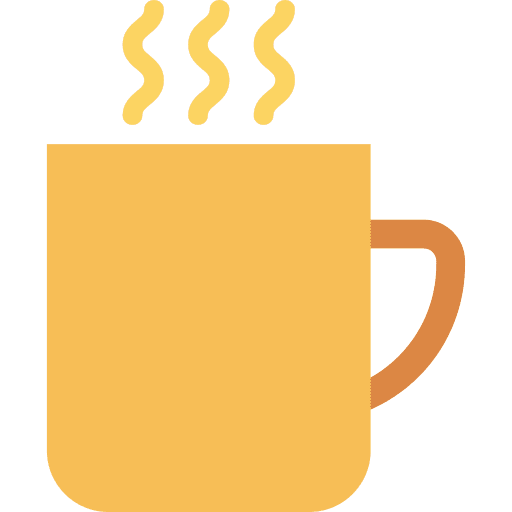 Mug hot drink food and restaurant chocolate icon