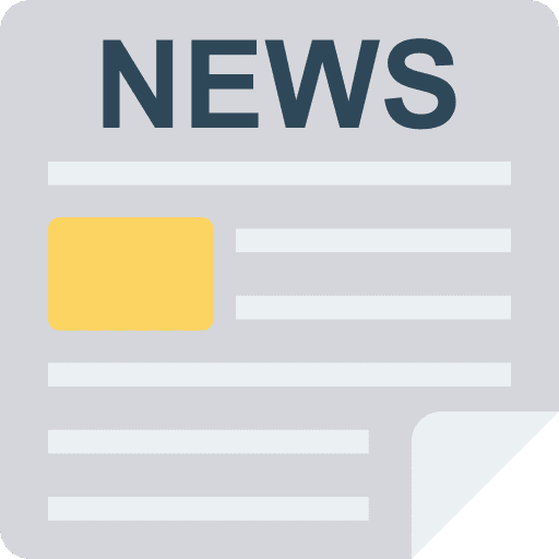 News news report text lines communications icon