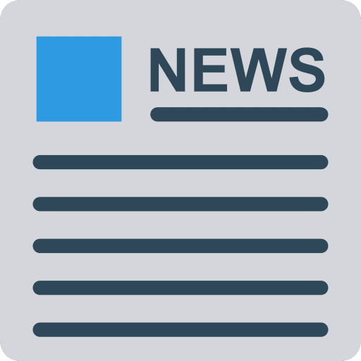 News square interface news report icon