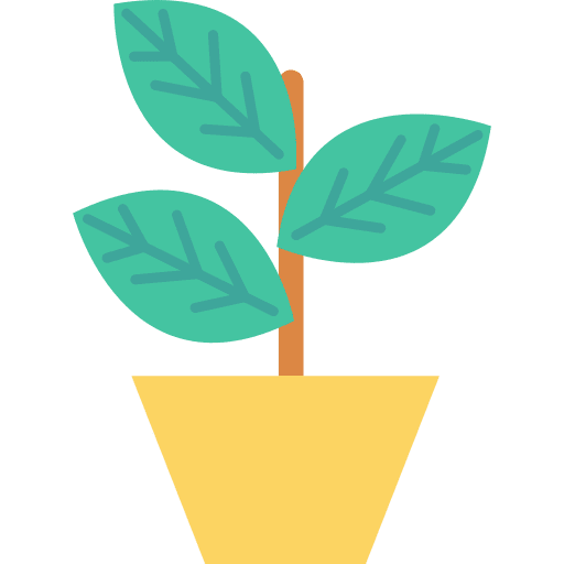 Plant leaves botanical plant icon