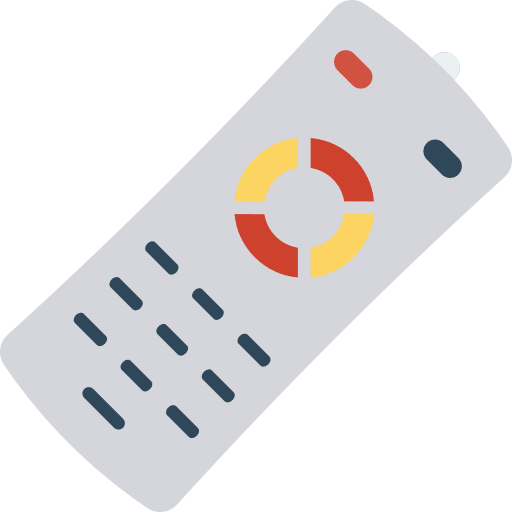 Remote remote control technology television icon
