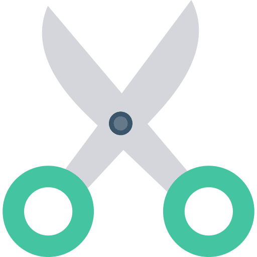 Scissor interface construction and tools symbol icon