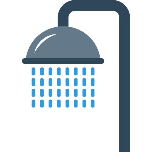 Shower cleaning shower washing icon