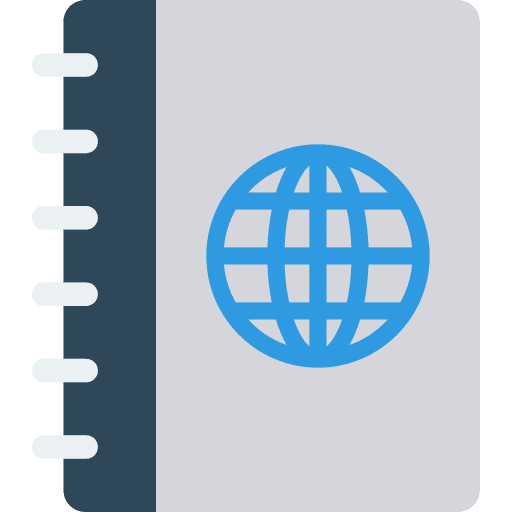 Notebook notebook agenda bookmark icon