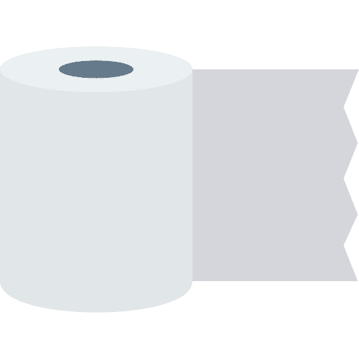 Tissue roll out roll papers icon