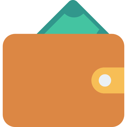 Wallet notes wallet business and finance icon