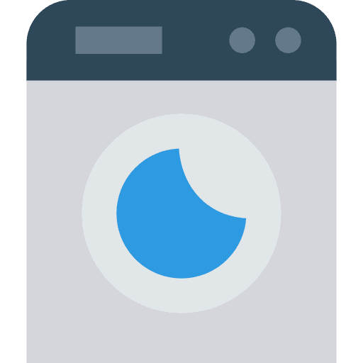 Washing machine electrical appliance wash clean icon