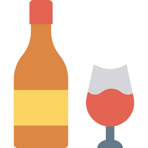 Wine wine bottle party alcohol icon