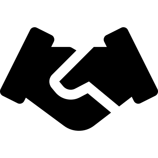 Handshake shake hands handshake business and finance icon