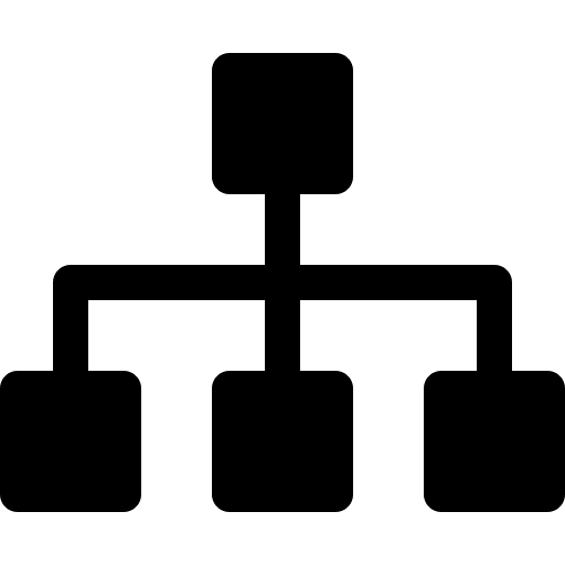 Hierarchy order information breakdown icon