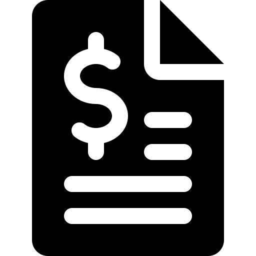 Invoice invoice ticket business icon