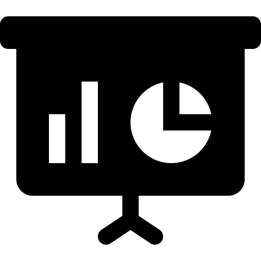 Presentation graphic presentation chart icon