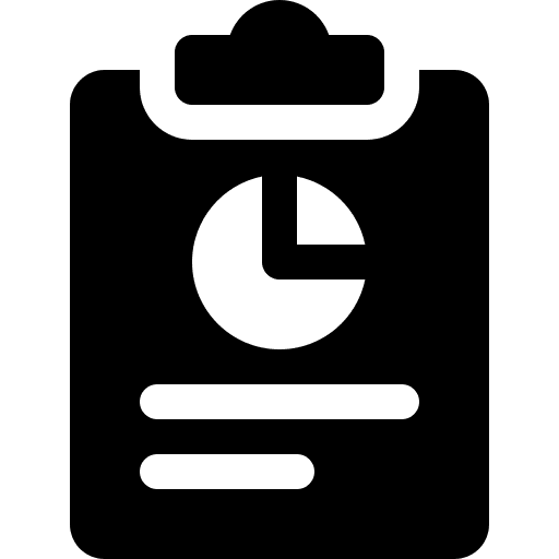 Financial graphic seo and web report icon