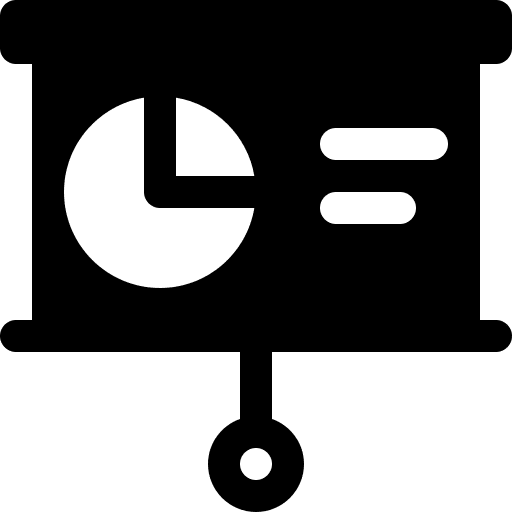 Presentation graphic finances financial icon