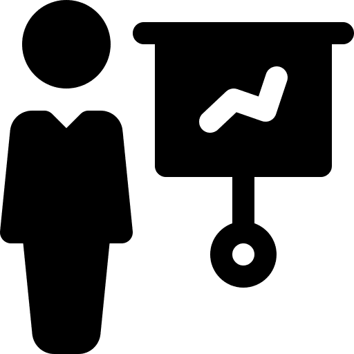 Presentation humanpictos profit seo and web icon