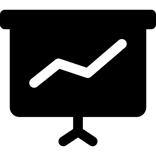 Presentation presentation statistics business and finance icon