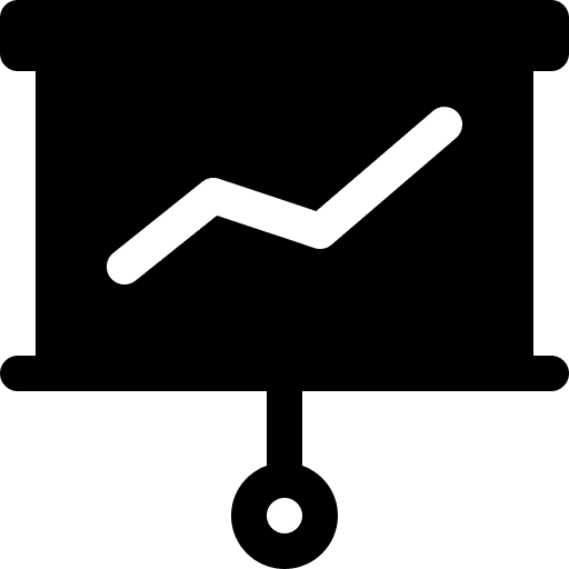 Statistics graphic statistics business and finance icon