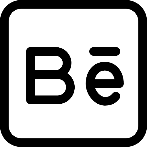 Behance social media logos logo icon