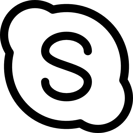 Skype brand video call skype icon