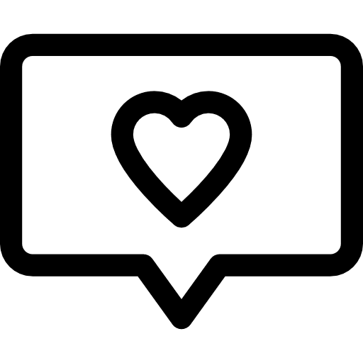 Notification social media interface email icon