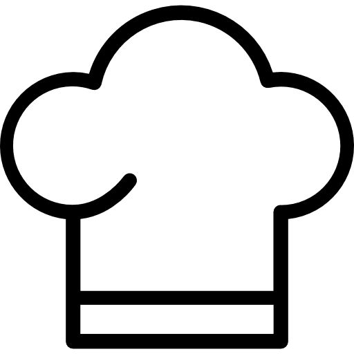 Chef hat kitchen pack fashion cooker icon