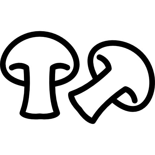 Mushroom food fungi nature icon