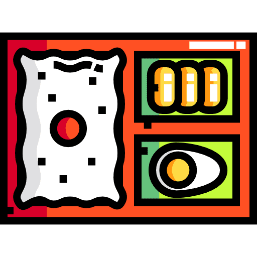 Bento fish rice foo icon
