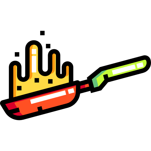 Frying pan food cooking cook icon
