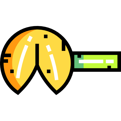 Fortune cookie chinese food food and restaurant food icon