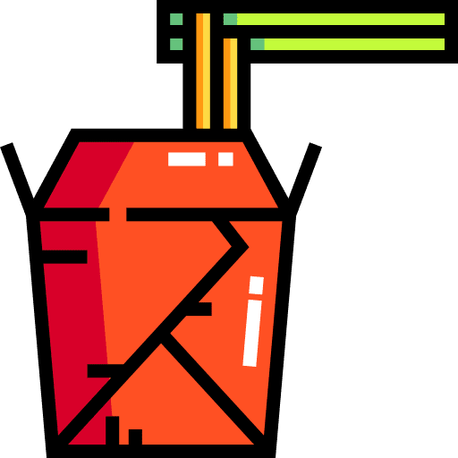 Noodles asian food food and restaurant icon