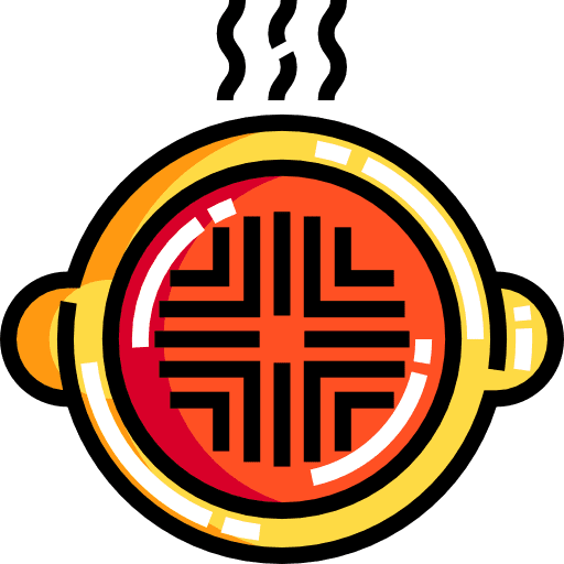 Plate knife food fork icon