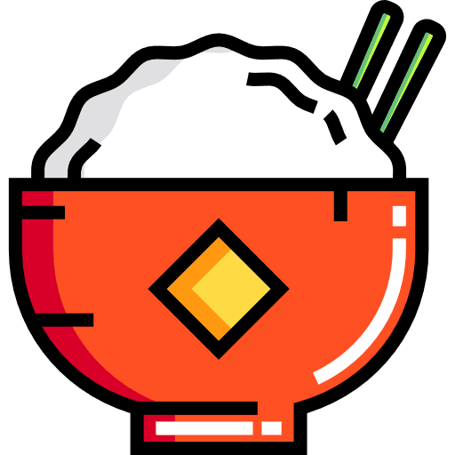 Rice food and restaurant rice food icon