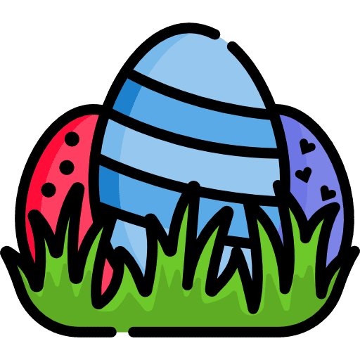 Easter egg easter eggs hearts love icon