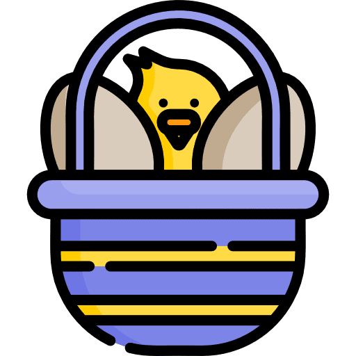 Chicken egg shell animals bird icon