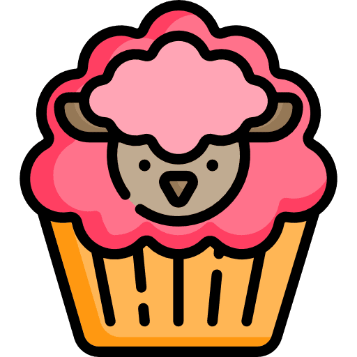 Cupcake baked muffin food icon