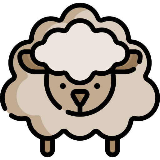 Sheep sheep wildlife mammal icon