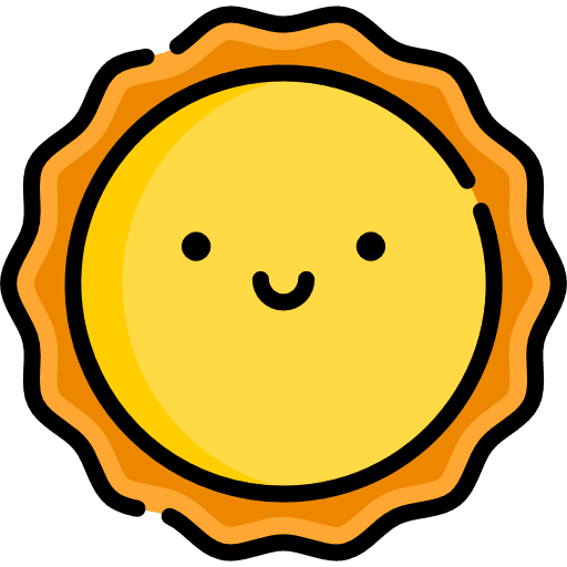 Sun summertime sun sunny icon