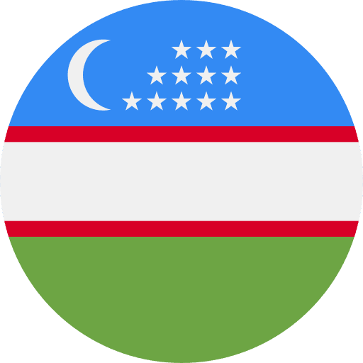 Uzbekistan flag uzbekistán nation icon