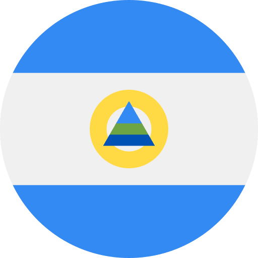 Nicaragua flag world flags icon
