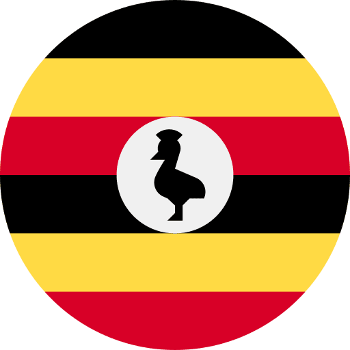 Uganda flags world nation icon