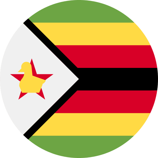Zimbabwe country flag nation icon