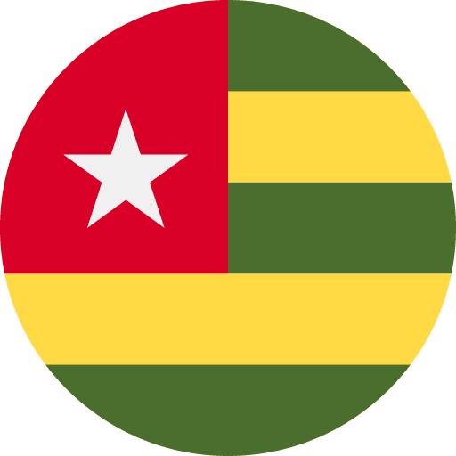 Togo flag world nation icon
