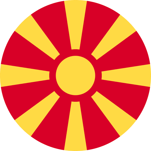Republic of macedonia country world flag icon