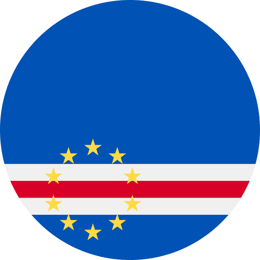 Cape verde nation flag world icon