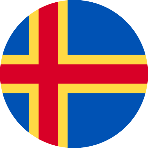Aland islands aland islands flag country icon