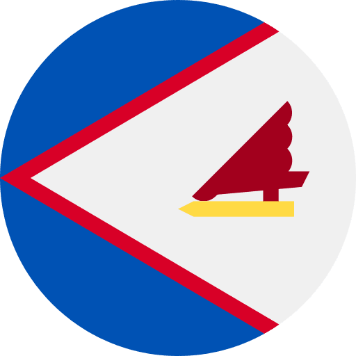 American samoa flag world nation icon