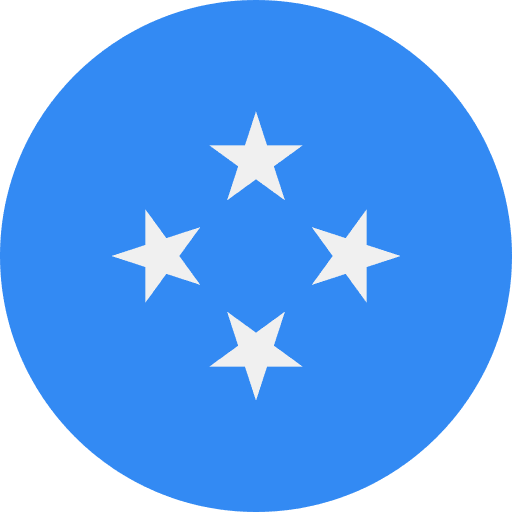 Micronesia nation flags flag icon