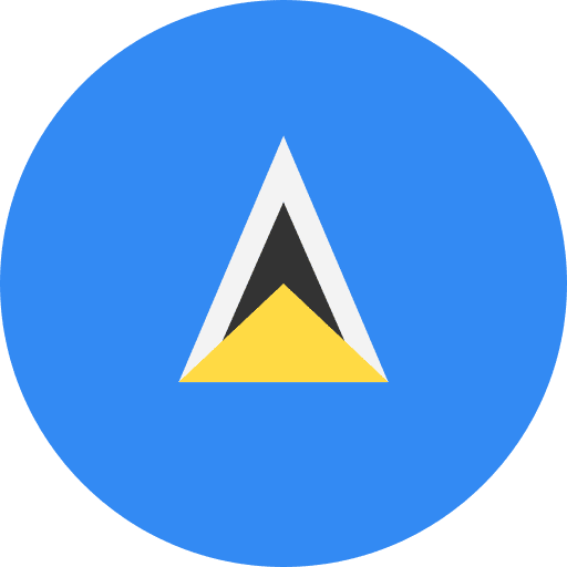 St lucia flags country world icon